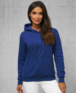 Sweat à capuche décontracté épais et chaud pour l'automne et l'hiver, logo personnalisé, sweat à capuche pour femme, coupe classique - Product Image 5