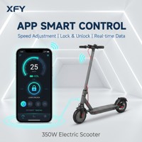 Trottinette électrique OEM à production rapide en 5 jours, 350W, pour adultes, avec plancher lumineux LED, contrôle intelligent par application, impression de logo laser