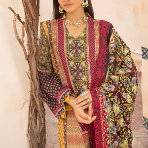 Traje de Verano para Mujer de Alta Calidad en Color Personalizado, Elegante Vestido Pakistaní Tradicional Bordado hasta el Suelo, Superventas - Product Image 3