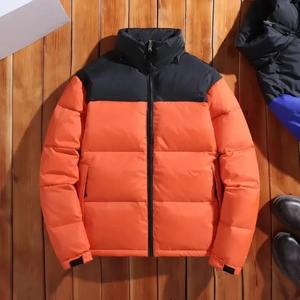 Veste matelassée légère en toile pour homme Manteau matelassé chaud d'hiver avec col montant Imperméable coupe-vent Jacekt matelassé - Product Image 3