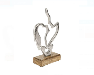 Centro de mesa con caras de metal, decoración moderna para el hogar, regalo para parejas, decoración para el hogar y la Oficina - Product Image 3