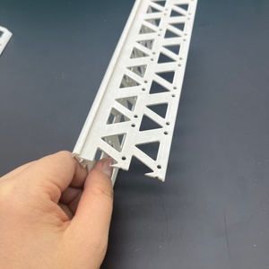 Profilé d'angle en PVC de bonne qualité et de couleur blanche avec maille en fibre de verre pour <span class=keywords><strong>les</strong></span> coins des murs - Product Image 4