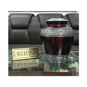 2024 nouveauté meilleure qualité multicolore métal fournitures funéraires urnes de crémation/urnes en aluminium pour les cendres humaines d'Inde - Product Image 1