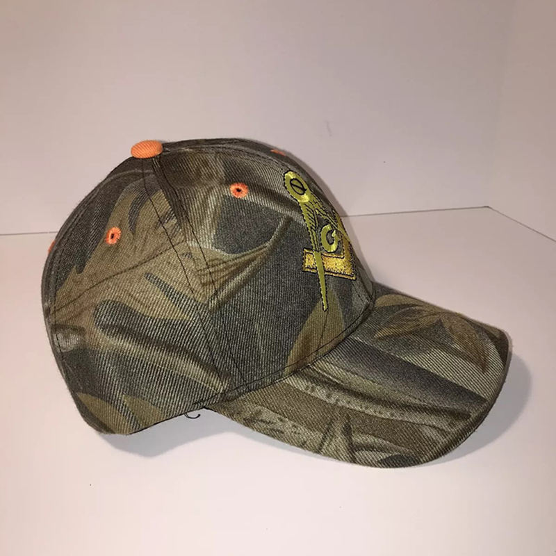 Masonic Embroidered Baseball Cap Hat Camo PREMIUM - Foto 8