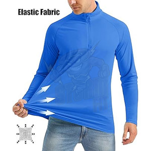 T-shirts de pêche à manches longues pour hommes de qualité supérieure, légers, à séchage rapide, respirants, protection UV, vêtements de sport de plein air - Product Image 2