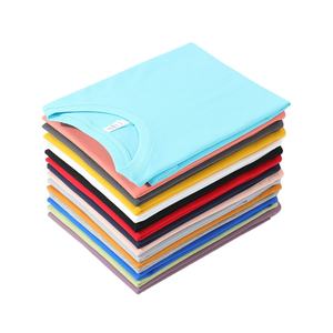 15 colores 240gsm 100% algodón hombres manga corta Unisex hombres cuello redondo personalizado en blanco liso camiseta para hombres - Product Image 3