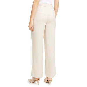 Pantaloni Alfani da donna a gamba larga in crêpe marrone, vita alta, taglia 12, stile classico, traspiranti e antipiega, morbidi e con effetto stropicciato - Product Image 2