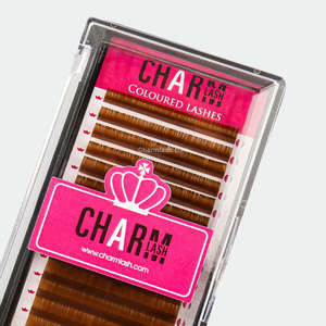 Extensiones de pestañas clásicas de Cachemira, bandeja de extensión de pestañas sin crueldad cómoda marrón, varios tamaños, suministros de pestañas al por mayor - Product Image 6