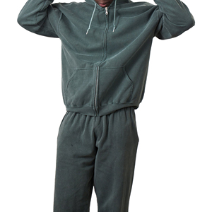 Chándal con Cremallera y Logotipo Personalizado, Estilo Deportivo, Talla Grande, Invierno, Alta Calidad, 100% Algodón, Forro de Felpa Lavado al Ácido - Product Image 5