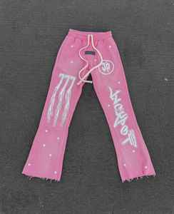 Conjunto de chándal con lavado ácido Logotipo personalizado Mangas completas Algodón pesado Cuello redondo Sudadera Pantalones de chándal Joggers Conjunto de hombres - Product Image 6