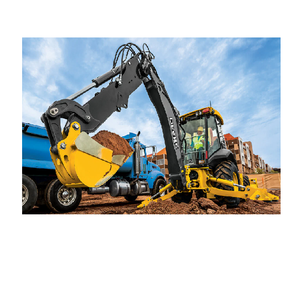 รถตักล้อยาง John Deere 410L 4x4 ปี 2017 มือสองสำหรับขาย ราคาประหยัด อุปกรณ์ก่อสร้างสำหรับงานหนัก ทนทาน เชื่อถือได้ และใช้งานง่าย - Product Image 4