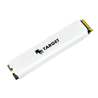 Junta Térmica para PC de Escritorio con Disipador de Calor para SSD M.2 NVMe 2280, Almohadilla Térmica de Aluminio para Disco Duro de Estado Sólido Interno