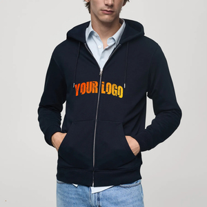 Sudadera con Capucha Personalizada de 550 g/m², 100% Algodón, Gruesa, para Invierno, con Cuentas, Unisex, Talla Grande, para Hombre - Product Image 1