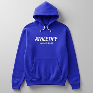 Sweat-shirt à capuche de base en coton mélangé pour hommes, streetwear décontracté, avec logo personnalisé, option pour acheteurs en gros - Product Image 1