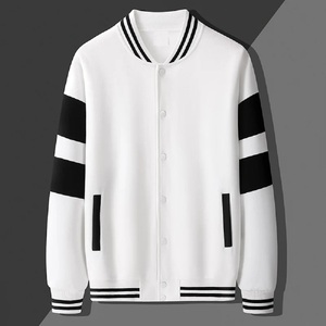 2023 nuevo diseño otoño Varsity chaqueta logotipo personalizado Unisex moda transpirable bombardero chaqueta hombres - Product Image 3