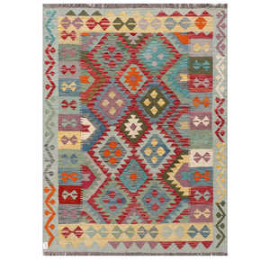 Maimana Afghanistan Kilim <b>Rug</b> 206 X 151 cm Traditional Afghan <b>Area</b> <b>Rugs</b> & <b>Sets</b> - Product Image 1