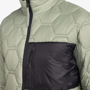 New Best Arrival Men's Casual Outdoor Coated Stand Hooded Puffer Jackets High Quality Customizable Front Zipper Design OEM - Product Image 4