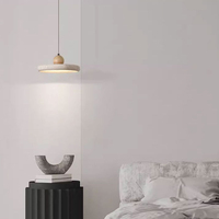 Petit luminaire suspendu en pierre LED SIMIG, suspension en travertin, lampe suspendue pour îlot de cuisine, lustres, luminaires suspendus