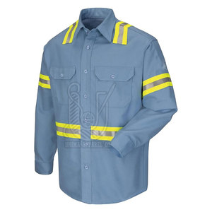Chemise de sécurité haute visibilité de qualité supérieure, vêtements de travail réfléchissants, chemise légère et respirante, taille personnalisée, chemise haute visibilité - Product Image 1