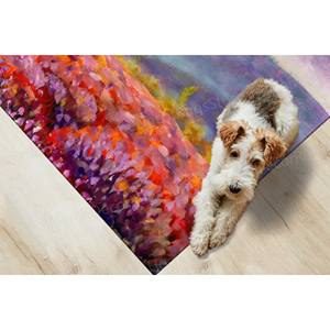 Tapis imprimé : Tapis de salon, Tapis pour femme, Tapis colorés, Tapis doux non tissé - Product Image 2