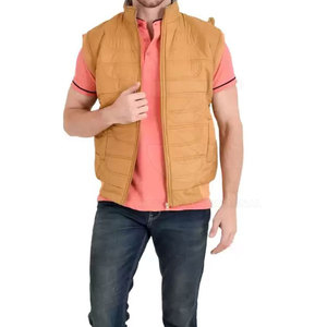 Lightweight Windproof Outdoor Men Puffer Jackets Stand Collar Front for Winter Warmth Breathable Quilted <b>Bubble</b> <b>Top</b> Best Sale - Product Image 4