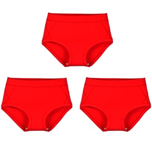 Wholesale New Women's Casual Comfortable Organic Cotton <b>Panties</b> Breathable Knitted Printed Design Customizable 100% Organic - Product Image 1