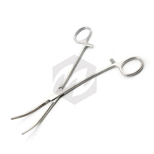 Rochester Carmalt Forceps Curved 8" Manual Surgical Hemostatic <b>Clamp</b> Tool Stainless Steel CE Certified Veterinary Surgical - Product Image 6