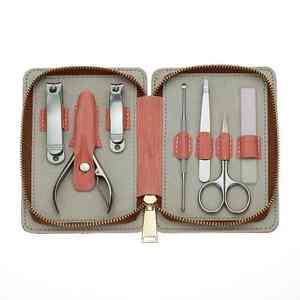 2025 haute qualité 7 pièces en acier inoxydable manucure pédicure ensemble d'outils multifonction coupe-ongles Kit soins de beauté toilettage des pieds - Product Image 1