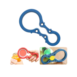 Ouvre-bouteille et ouvre-pot flexible en silicone antidérapant à 3 étapes - Product Image 1
