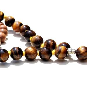 ซื้อขายส่ง 2024 ลูกปัดไม้จันทน์ 108 ผูกปม Mala ลูกปัดสร้อยคอ Handmade ศิลปินอินเดียสร้อยคอลูกปัด - Product Image 2