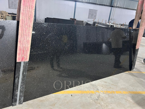 Granito Negro Galaxy Pulido a Precio de Fábrica, Piedra Natural de Cualquier Tamaño, Cortada para Islas de Cocina Residenciales y Comerciales, Pisos de Comedor - Product Image 2