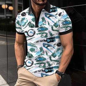 Polos pour Homme Grande Taille de Haute Qualité en Gros, T-shirts Décontractés Unis, Polos Simples Brodés avec Logo Personnalisé - Product Image 5
