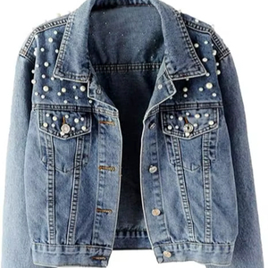 Chaquetas Vaqueras de Mezclilla para Mujer, Estilo 2026, Transpirables, Venta Directa de Fábrica, Mejor Precio, Chaquetas Vaqueras de Moda. - Product Image 1