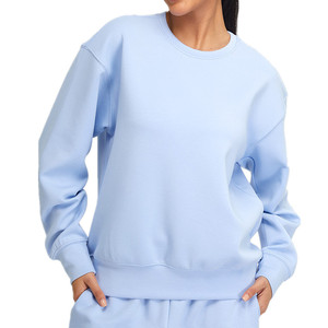 Otoño e Invierno nuevo abrigo deportivo Mujer suave ceroso Modal manga larga Yoga desgaste al aire libre suelto Casual Sudadera con capucha Fitness Wear - Product Image 6