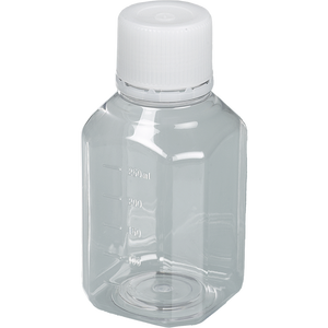 Bouteille de laboratoire stérile haute précision 0,5 % avec protection IP67 pour le transfert de produits chimiques et d'huiles, en matériau PET, Burkle GmbH - Product Image 1