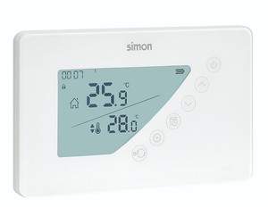 Termostato digitale programmabile settimanale bianco (Simon AF511103) - Product Image 1