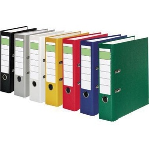 Carpeta Archivadora DIN A4 de 80 mm con Exterior de Polipropileno y Laminaciones Interiores de Papel Azul, Marca WIT - Product Image 1