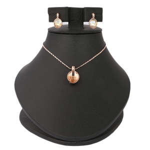 ชุดจี้แฟนซีสำหรับผู้หญิง - สีพีช - Product Image 1