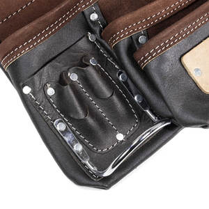 Cinturón de herramientas de cuero para trabajo, equipo de herramientas de cuero ligero, servicio OEM, venta al por mayor - Product Image 5