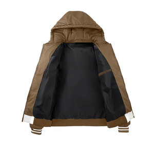 2025 nouvelle veste d'hiver à bulles pour hommes Ultra légère vêtements d'extérieur coupe-vent avec capuche veste bouffante veste d'hiver - Product Image 3