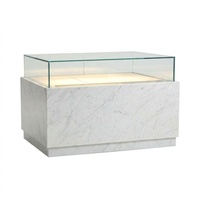 Premium-Qualität Kommerzielle LED-beleuchtete Glasvitrine für Flagship-Store Boutique-Shop Holz-Schmuckausstellungsschrank