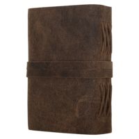 Cuaderno de bocetos vintage A6/A7, diario de cuero suave hecho a mano, diario de viaje retro de tapa blanda con costuras a caballete, regalo de papel.