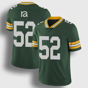 <b>Cheap</b> Wholesale American <b>Football</b> Jerseys Breathable Printed Short Sleeves Set Style for Clubs - Product Image 3