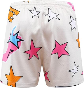 Pantalones cortos holgados transpirables informales para hombre con diseño de logotipo personalizado OEM, pantalones cortos deportivos informales para playa - Product Image 2