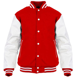Pakistán hizo diseño personalizado chaquetas con letras de alta calidad ropa informal personalizada chaqueta Varsity de manga larga para hombres - Product Image 2
