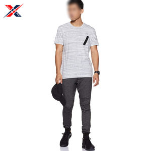 การแจ้งเตือนคอลเลกชันเสื้อยืดใหม่สำหรับผู้ชายที่ทำจากผ้าฝ้ายโพลีเอสเตอร์วัสดุออกข้างนอกและชุดลำลองเสื้อขายดีในราคาปกติ - Product Image 5