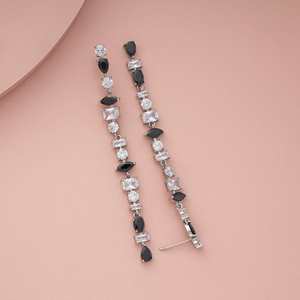 Trendy Religious Style Drop Earrings 183693 Made of Copper <b>and</b> Zinc Alloy with Diamond for Parties - Product Image 5