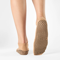 Chaussettes de yoga épaisses au design personnalisé pour femmes 2025 Grip antidérapant prix de gros Chaussettes de sport antidérapantes pour filles