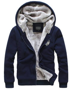 Unisex Regular Fit Plus Size Heavyweight Winter Sweatsuit Sets con el interior de piel logotipo personalizado al por mayor - Product Image 1