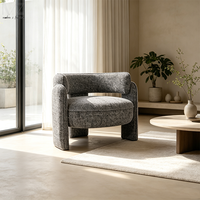 Fauteuil d'appoint de style Mid-Century, moderne et luxueux, nouvellement arrivé, meubles d'accent pour le salon